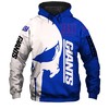 New York Giants Hoodie Skull Printed Unique Mens 3D Hoodies