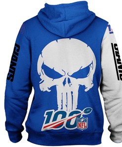 New York Giants Hoodie Skull Printed Unique Mens 3D Hoodies