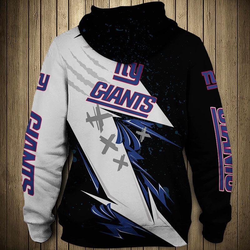 New York Giants Hoodie Thunder Graphic 3D Printed Hoodies