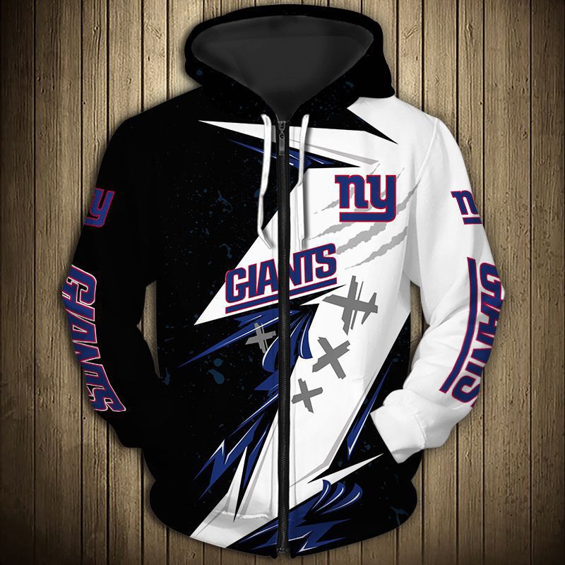 New York Giants Hoodie Thunder Graphic 3D Printed Hoodies