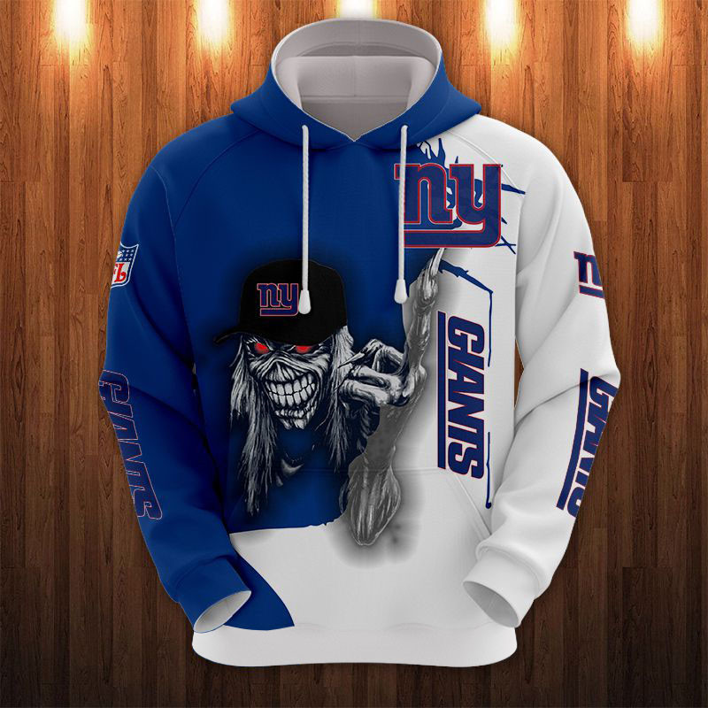 New York Giants Hoodie Ultra Death Graphic All Over Print 3D Hoodie