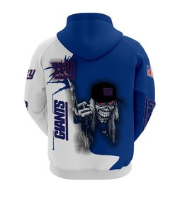 New York Giants Hoodie Ultra Death Graphic All Over Print 3D Hoodie