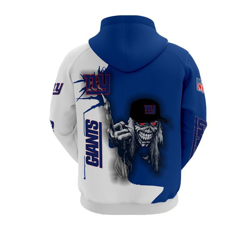 New York Giants Hoodie Ultra Death Graphic All Over Print 3D Hoodie