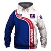 New York Giants Pullover Hoodie 3D Highway Giants Custom All Over Print Hoodie