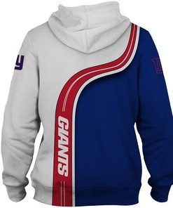 New York Giants Pullover Hoodie 3D Highway Giants Custom All Over Print Hoodie