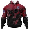 New York Giants Skull Hoodie Custom 3D All Over Print Hoodie Gifts For Father'S Day