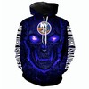New York Islanders Halloween Hoodie 3D Skulls All Over Print Pullover Nhl