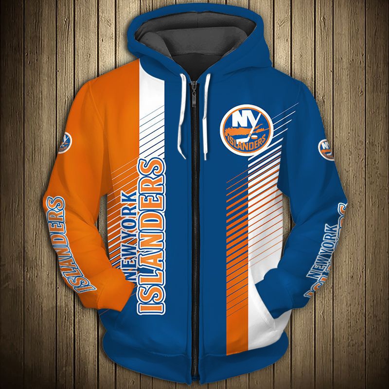 New York Islanders Hoodie 3D Cute Design All Over Print Pullover Nhl
