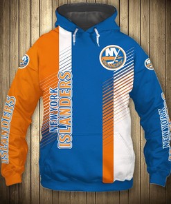 New York Islanders Hoodie 3D Cute Design All Over Print Pullover Nhl