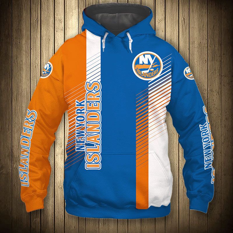 New York Islanders Hoodie 3D Cute Design All Over Print Pullover Nhl