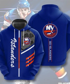 New York Islanders Hoodie 3D Go Islanders All Over Print Hoodies For Women