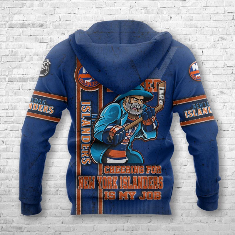 New York Islanders Hoodie 3D I'M Retired All Over Print Hoodies For Women