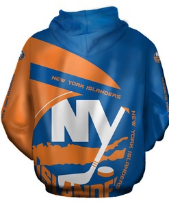 New York Islanders Hoodie 3D Zip Hoodie Gift For Fans With All Over Print
