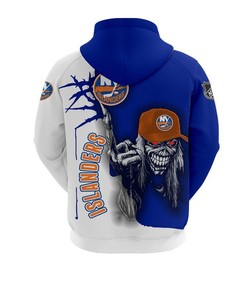 New York Islanders Hoodie Ultra Death Graphic Gift For Halloween With All Over Print