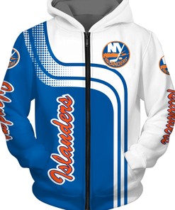 New York Islanders Hoodie Zip Hoodie Pullover Gift For Fans With All Over Print