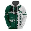 New York Jets 3D All Over Print Zip Hoodie For Nfl Fans Custom 3D Hoodies 