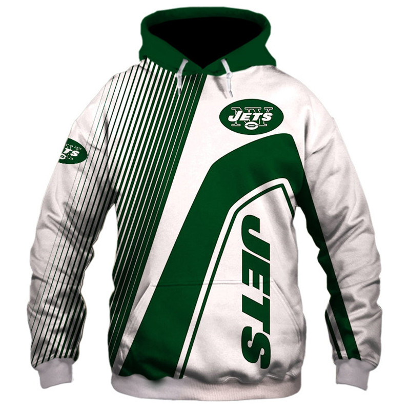 New York Jets 3D Zip Hoodie Zip Hoodie Pullover Nfl With All Over Print