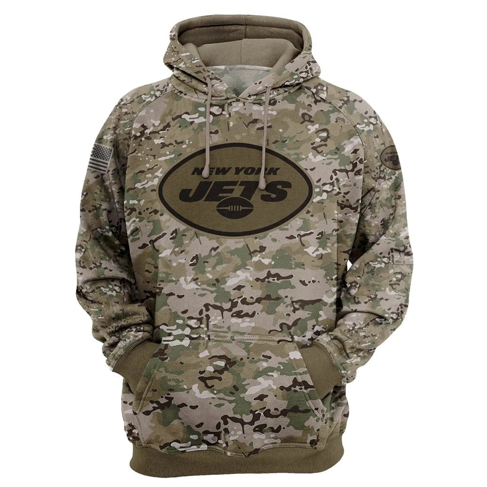 New York Jets Graphic Print Cool Custom 3D Hoodies For Men