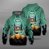 New York Jets Halloween Costume Hoodie 3D Jack Skellington Graphic Printful Custom All Over Print Hoodie 