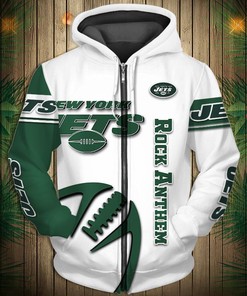 New York Jets Halloween Custom Name & Number 3D Print Hoodies For Men With All Over Print 