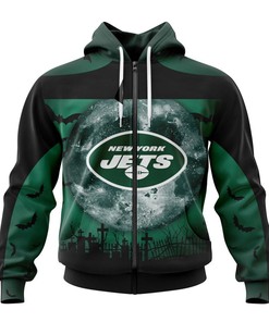 New York Jets Halloween Horror Night Gift For Fans Custom All Over Print Hoodies