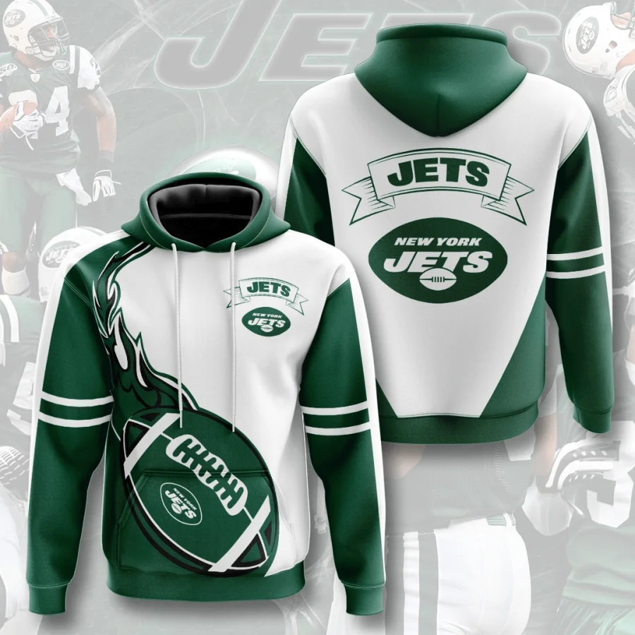 New York Jets Halloween Pumpkin Skull Print Zip Hoodie Custom All Over Print Hoodies