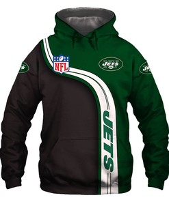 New York Jets Hoodie 3D Cute Zip Hoodie Pullover Gift For Fans With All Over Print