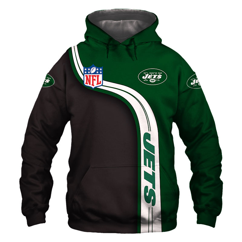 New York Jets Hoodie 3D Cute Zip Hoodie Pullover Gift For Fans With All Over Print