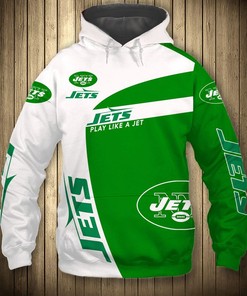 New York Jets Hoodie All Over Print Zip Hoodie Pullover Gifts For Father'S Day