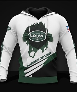 New York Jets Hoodie Curve Graphic Gifts For Fans Custom All Over Print Hoodies