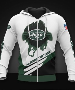 New York Jets Hoodie Curve Graphic Gifts For Fans Custom All Over Print Hoodies