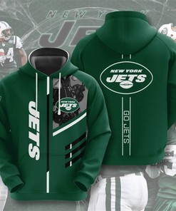 New York Jets Hoodie Custom All Over Print Hoodie Cute Death Mens 3D Hoodies