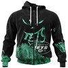 New York Jets Hoodie Devil Eyes 3D Graphic Custom All Over Print Hoodie 