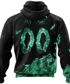 New York Jets Hoodie Devil Eyes 3D Graphic Custom All Over Print Hoodie