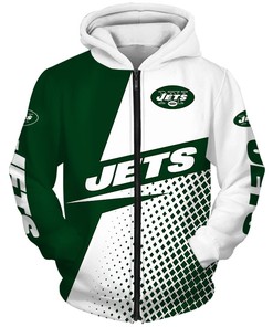 New York Jets Hoodie Mascot 3D Ultra Cool Mens 3D Hoodies With 3D Printed Hoodies