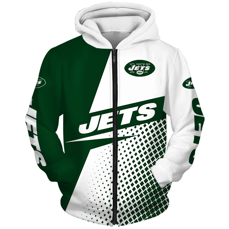 New York Jets Hoodie Mascot 3D Ultra Cool Mens 3D Hoodies With 3D Printed Hoodies