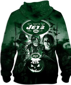 New York Jets Hoodie No 1 3D Graphic All Over Print Hoodie Gifts For Men