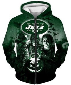 New York Jets Hoodie No 1 3D Graphic All Over Print Hoodie Gifts For Men