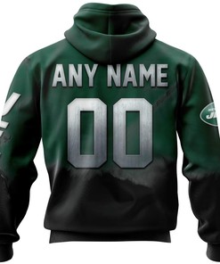 New York Jets Skull Hoodie - Custom All Over Print Hoodie Gifts For Fans With Name & Number 