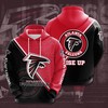 Nfl Atlanta Falcons 3D All Over Printed Hoodie With Zipper - Football Team Apparel