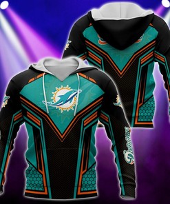 Nfl Miami Dolphins All Over Print 3D Hoodie For Football Fans
