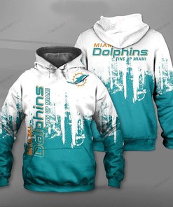 Nfl Miami Dolphins All Over Print Hoodie 3D For Fans With Custom Printing