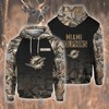 Nfl Miami Dolphins Hunting 3D Hoodie For True Fans