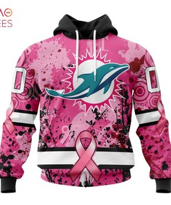 Nfl Miami Dolphins I Pink I Can Breast Cancer 3D Hoodie For Fans