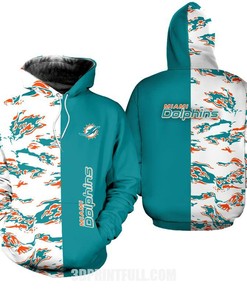Nfl Miami Dolphins Limited Edition 3D All-Over Print Hoodie For Elite Fans