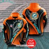 Nfl Miami Dolphins Logo 3D Hoodie For Fans