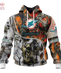 Nfl Miami Dolphins Special Fall And Winter 3D Hunting Hoodie For Fans