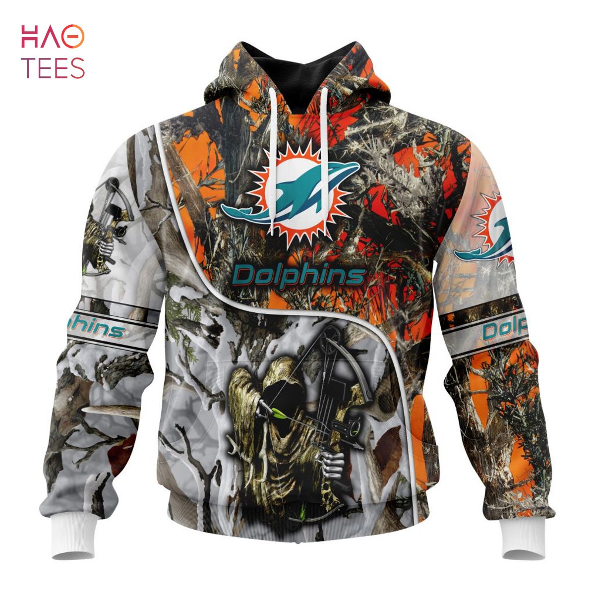 Nfl Miami Dolphins Special Fall And Winter 3D Hunting Hoodie For Fans