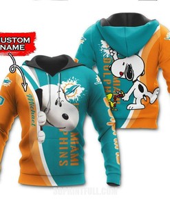 Nfl Miami Dolphins Trendy 3D All-Over Print Hoodie For Fans