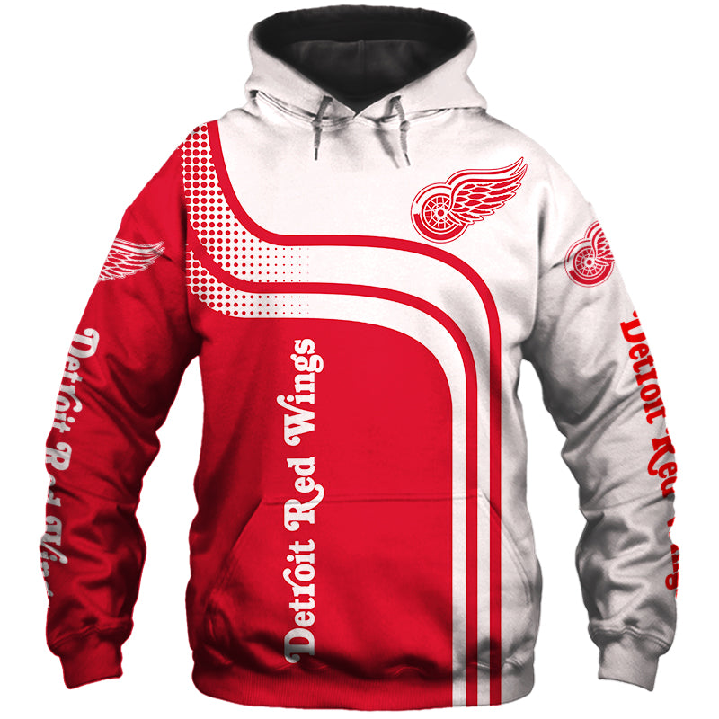 Nhl Detroit Red Wings 3D Pullover Hoodie - Long Sleeve Gifts For Fans